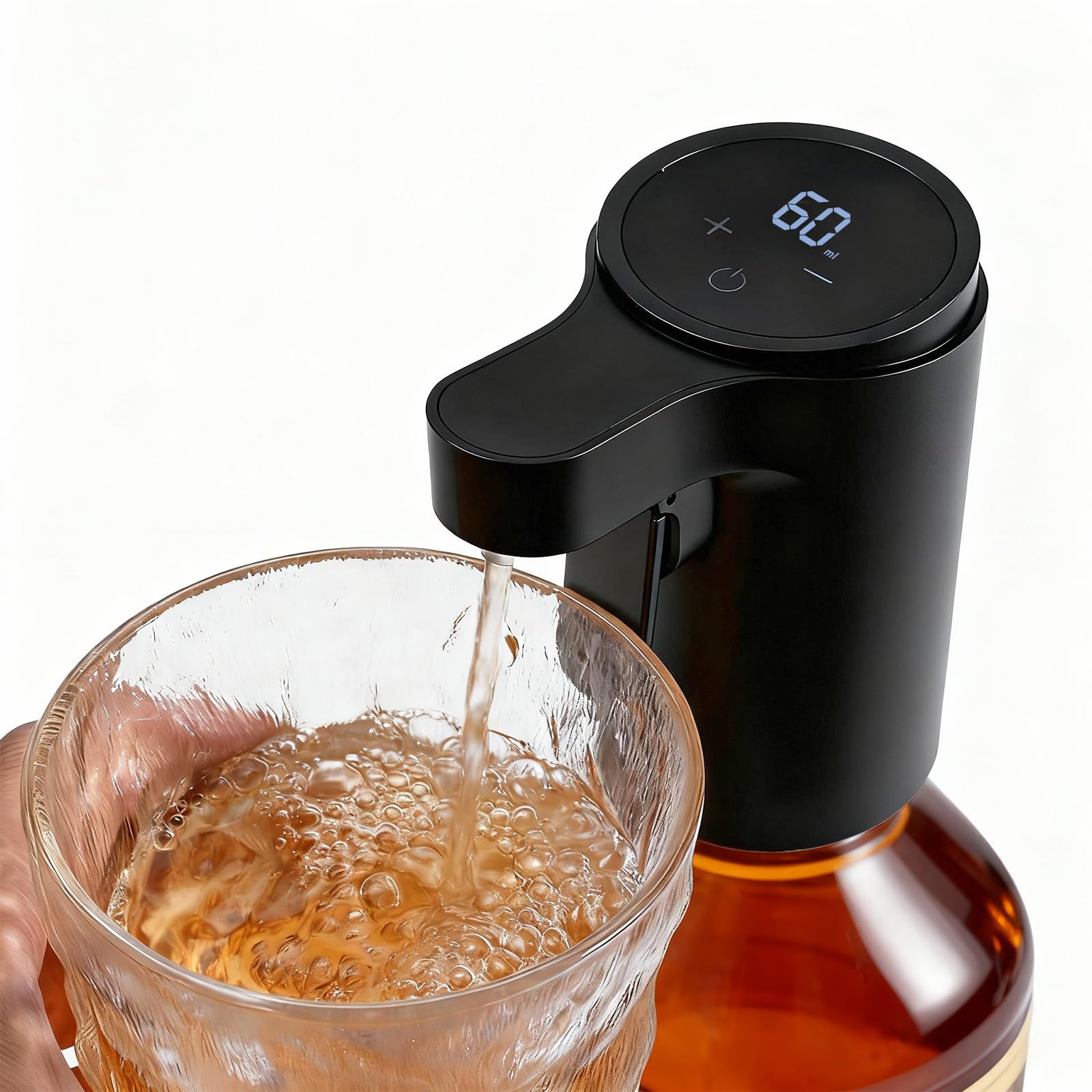Amazon.co.jp: Umimile ウイスキー ポンプ 電動 30ml・45ml・60ml定量